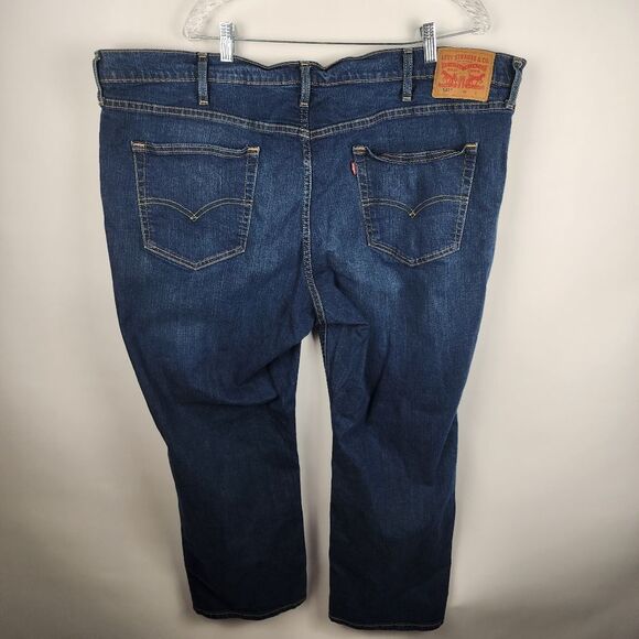 LEVIS 48X29 ATHLETIC TAPER FIT 541 DENIM JEANS TAPERED MEDIUM WASH MENS CASUAL - Picture 4 of 7